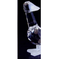 Large Optic Crystal Goose Figurine